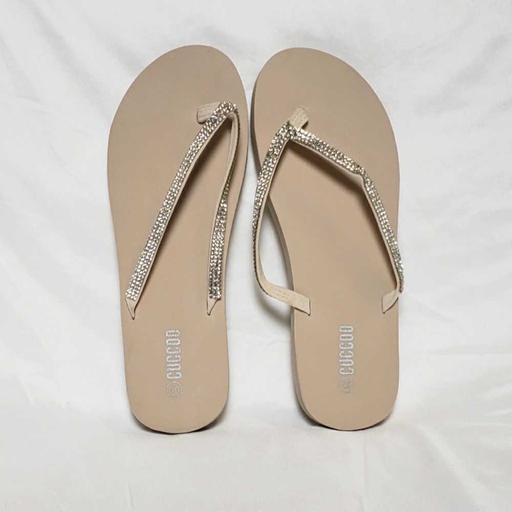 Rhinestone Flip Flops